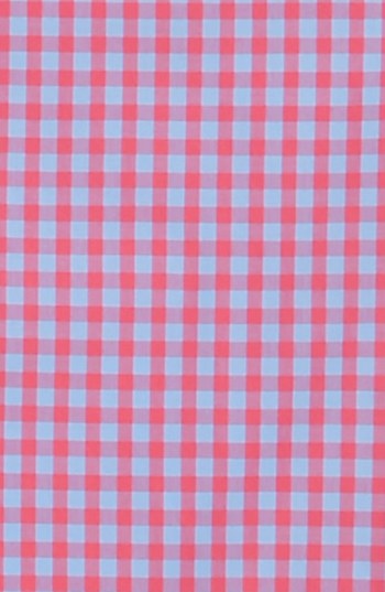 Ternet skjorte i blå og pink