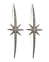 Tynde og lange stjerne øreringe